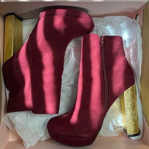 Cute and funky heel boot